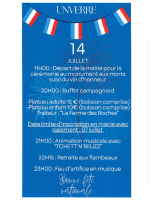Affiche 14 juillet 2025