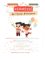 Affiche APE Kermesse
