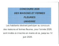 Concours 2026 des maisons et fermes fleuries