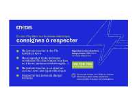 ENEDIS – Consignes à respecter